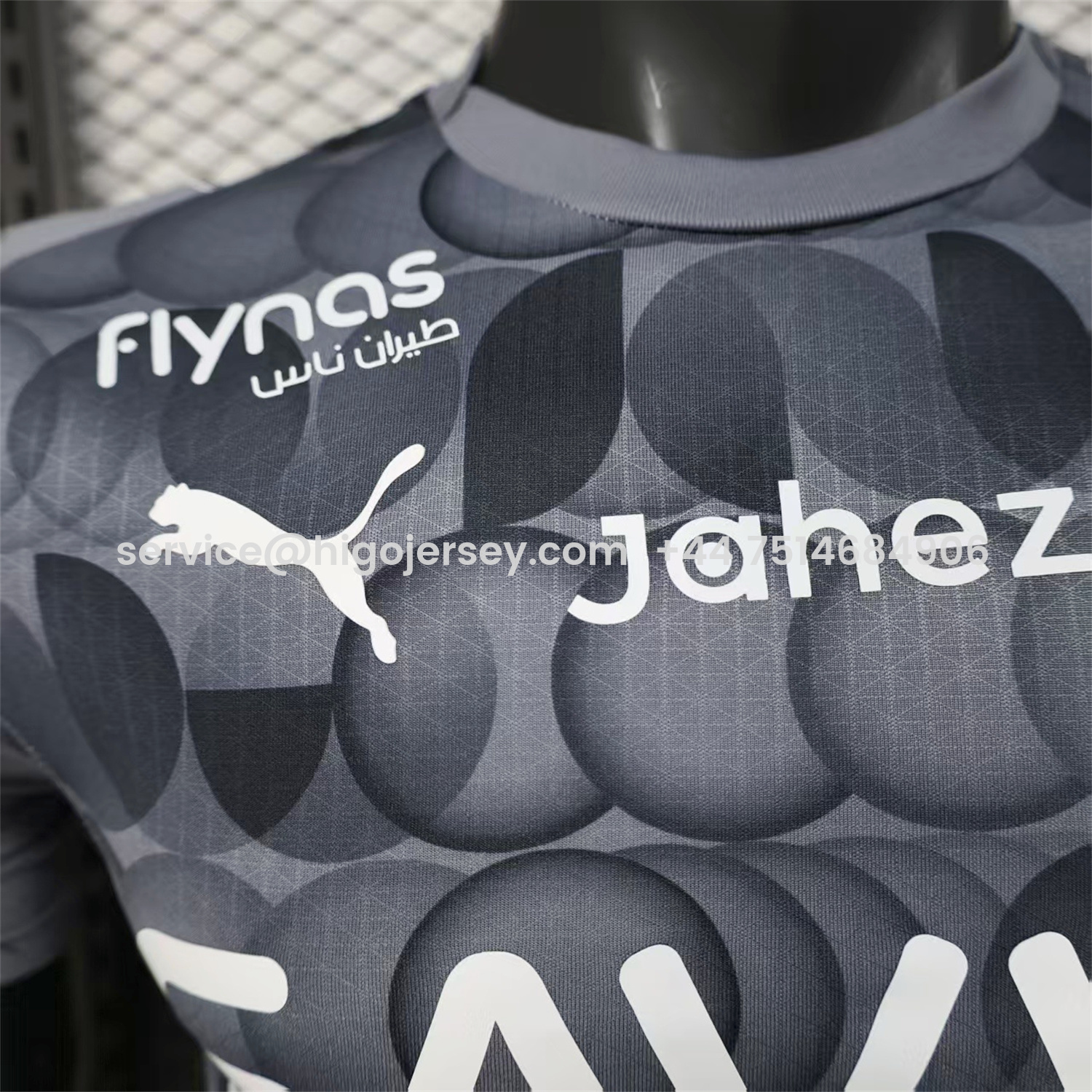 Higojerseys-Al Hilal Riyadh Crescent 25-26 Third Grey Jersey - Player Version