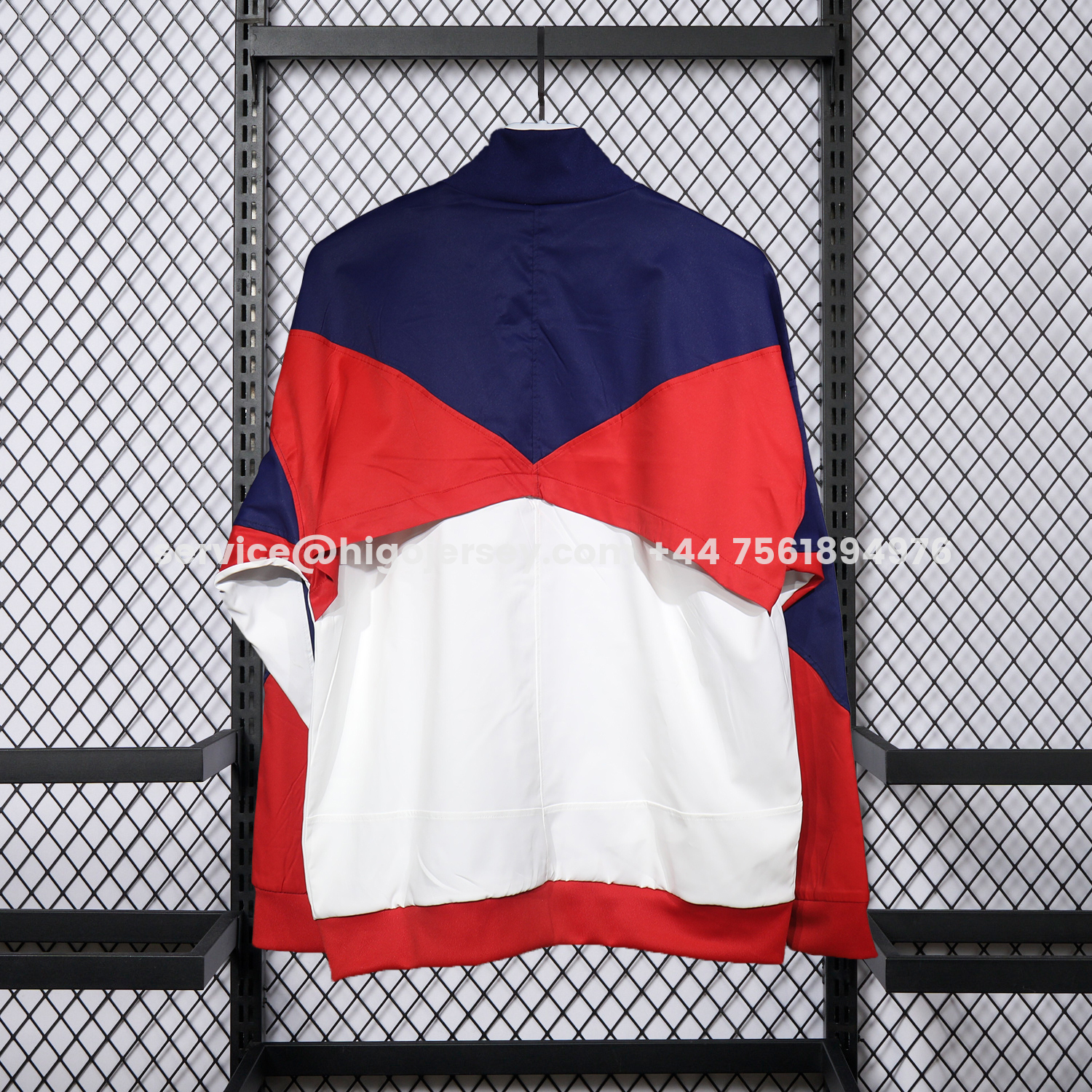 Higojerseys-Paris Saint-Germain PSG 25-26 Throwback Windbreaker Jacket - White