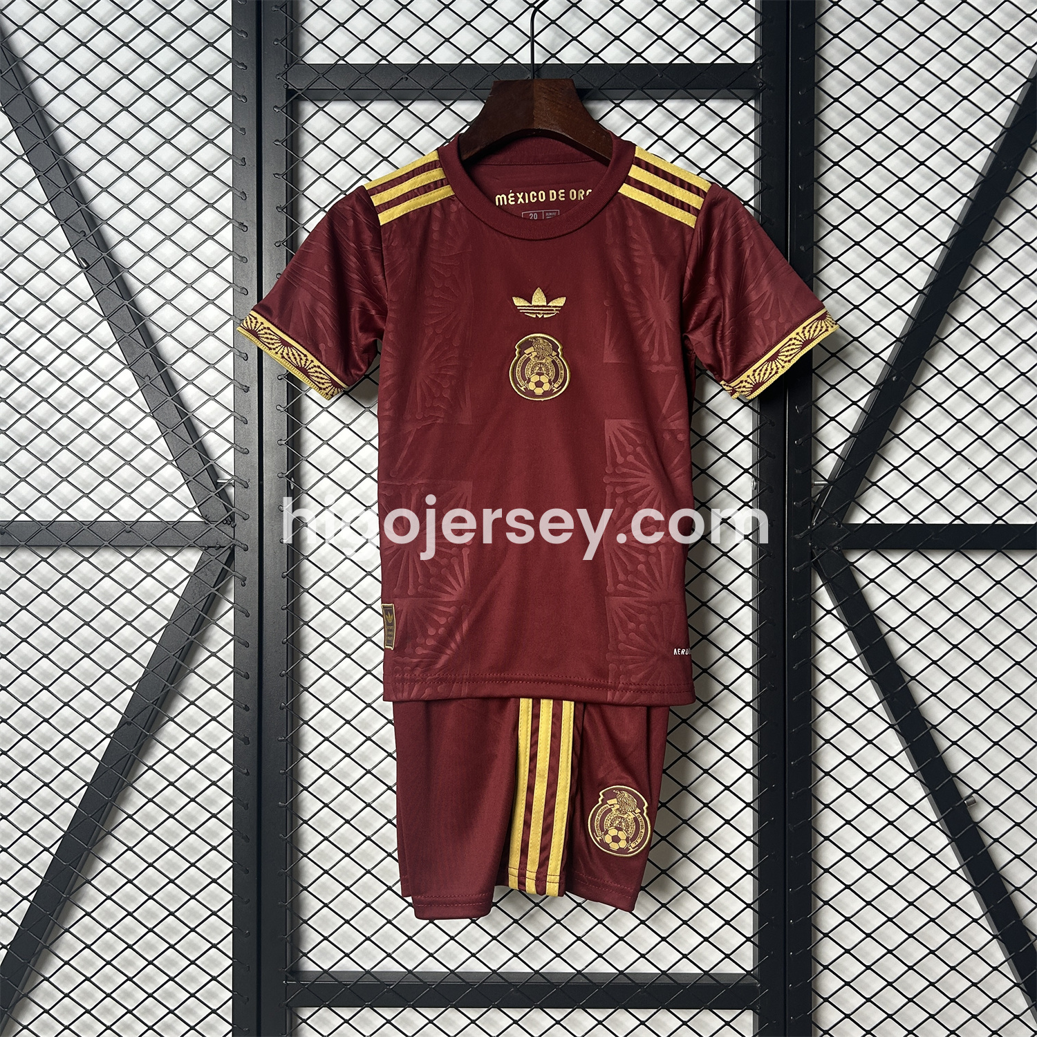 Higojerseys-Mexico 2025 Gold Cup Red Special Edition Kids Kit