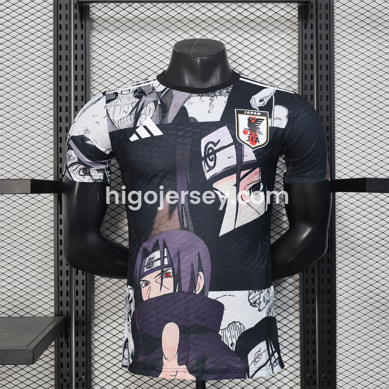 Higojerseys-Japan 25-26 Uchiha Itachi Black & White Special Jersey - Player Version