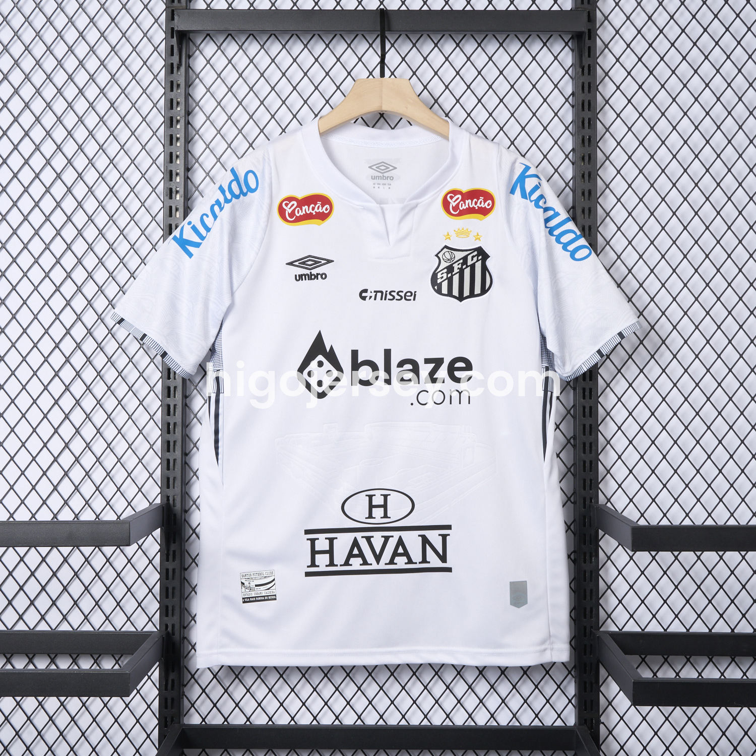 Higojerseys-Santos 25-26 Home Jersey With Sponsors - Fans Version