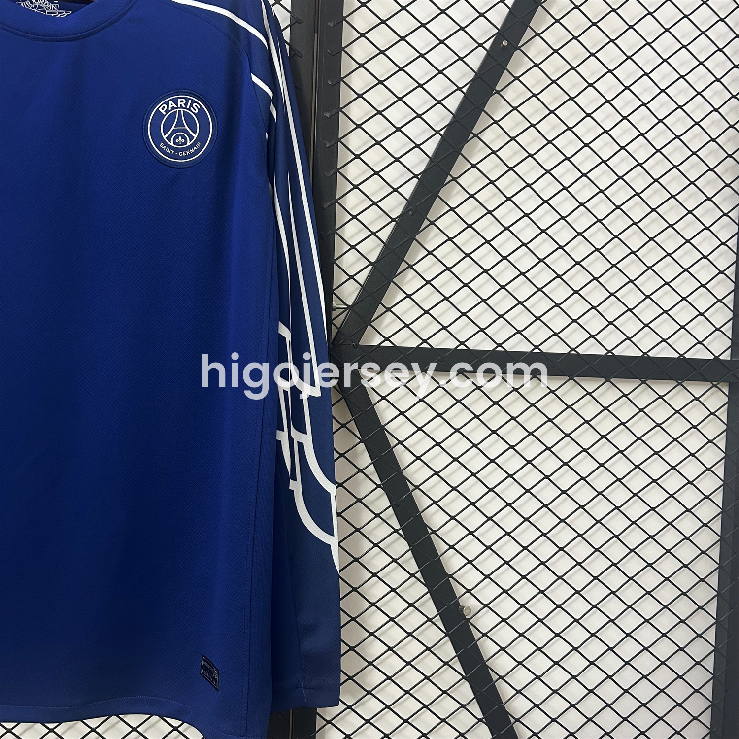 Higojerseys-Paris Saint-Germain PSG 24-25 Fourth Unsponsored Long Sleeves Jersey - Fans Version