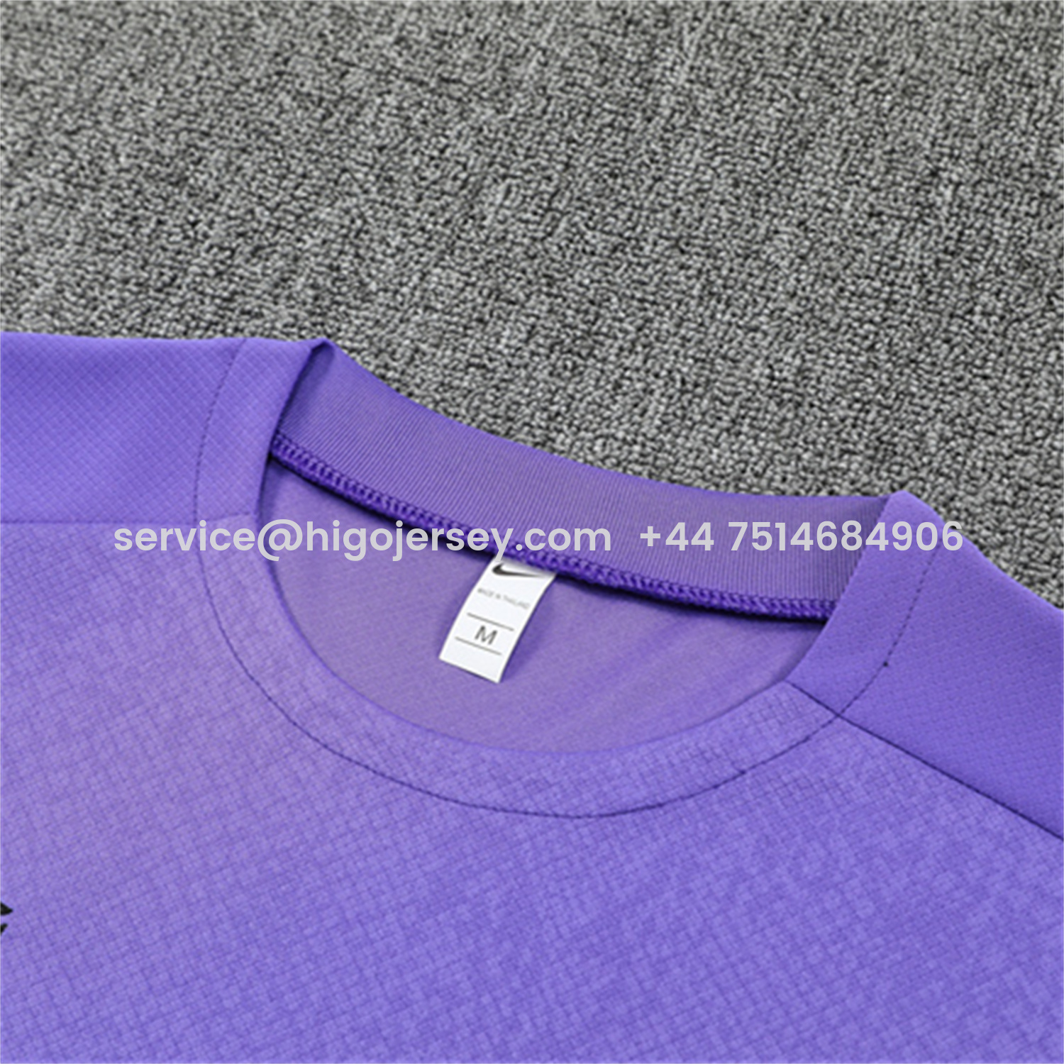 Higojerseys-Barcelona 25-26 X KB Kids Short-Sleeve Training Set - Purple Top & Black Shorts