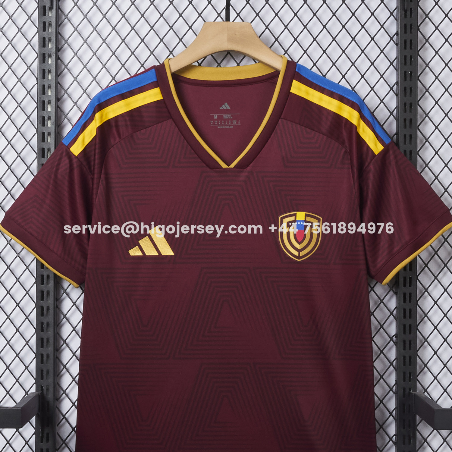 Higojerseys-Venezuela 2026 Home Jersey - Fans Version