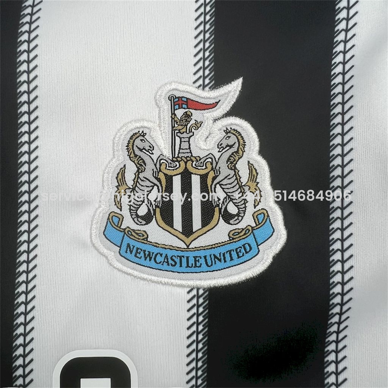Higojerseys-Newcastle United 25-26 Home Kids Kit