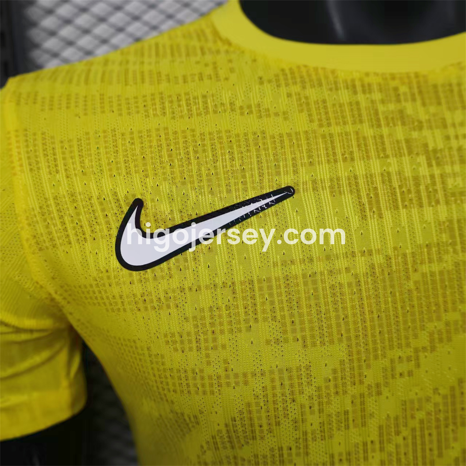 Higojerseys-Al Ittihad Jeddah United 24-25 Pre-Match Yellow Jersey - Player Version