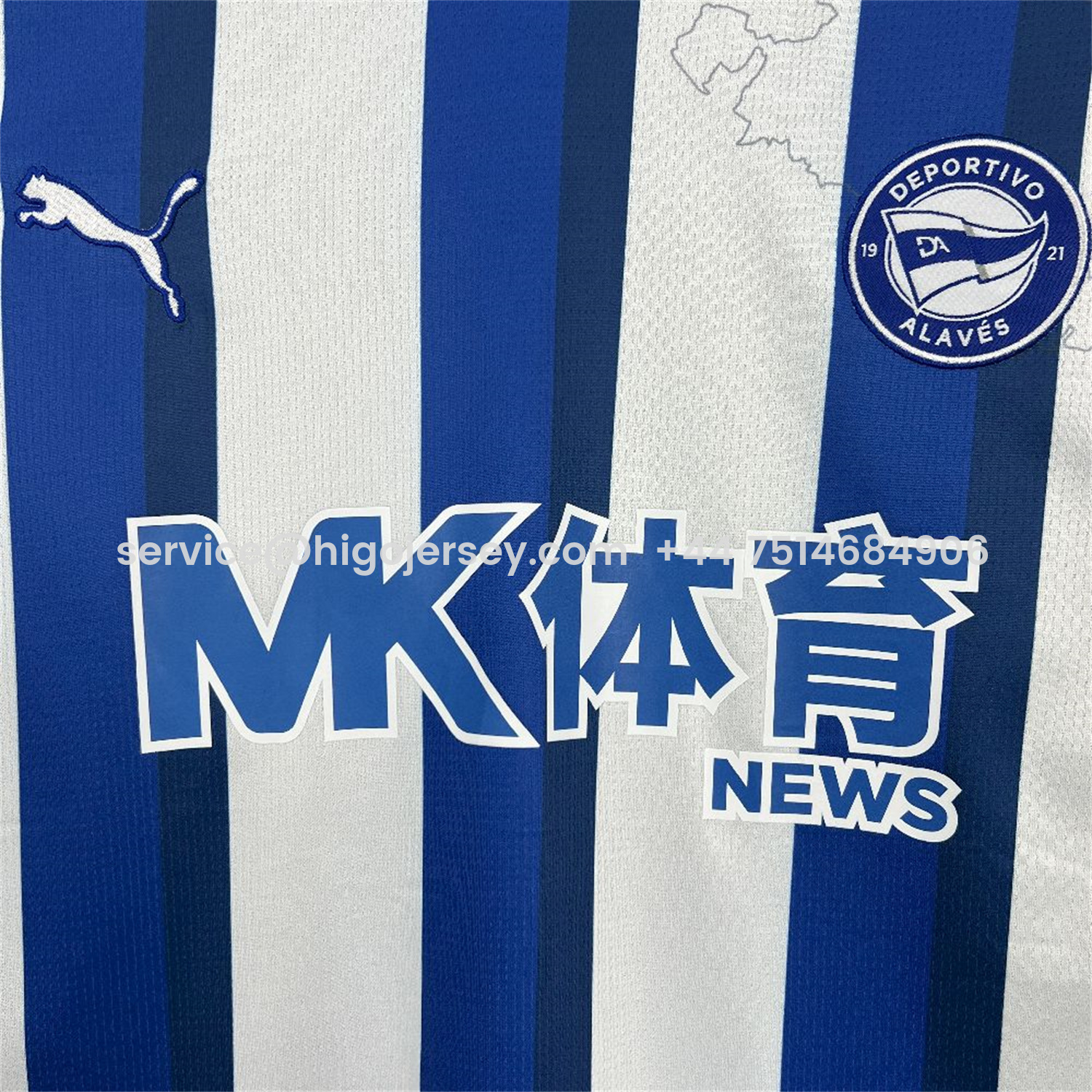 Higojerseys-Deportivo Alavés 25-26 Home Jersey - Fans Version