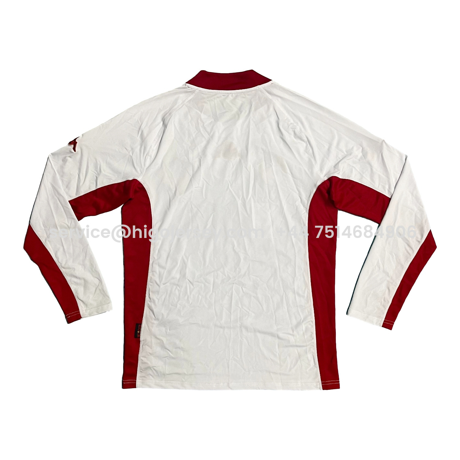 Higojerseys-Retro Roma 2001-02 Away Long Sleeves Jersey