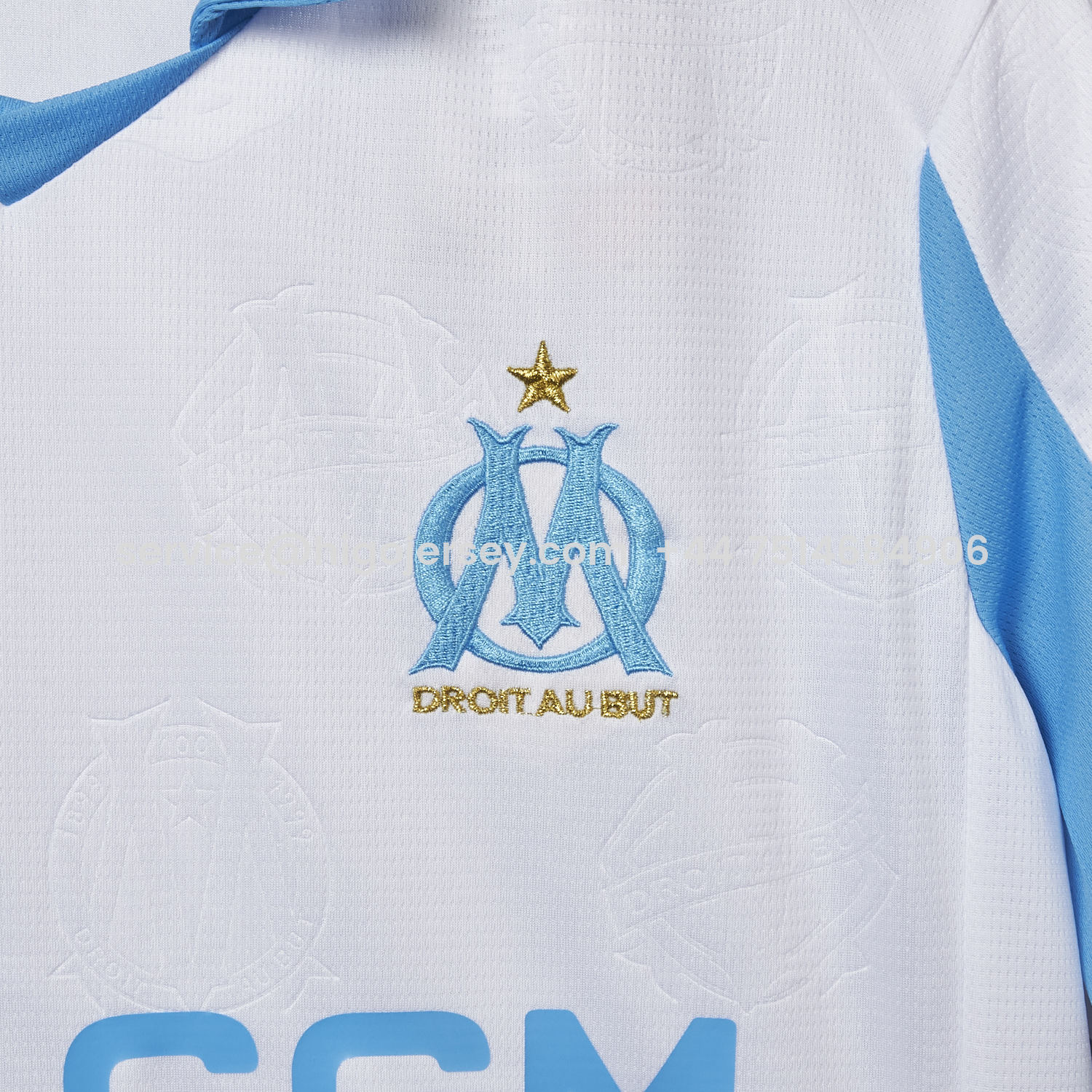 Higojerseys-Marseille 25-26 Home Jersey - Fans Version