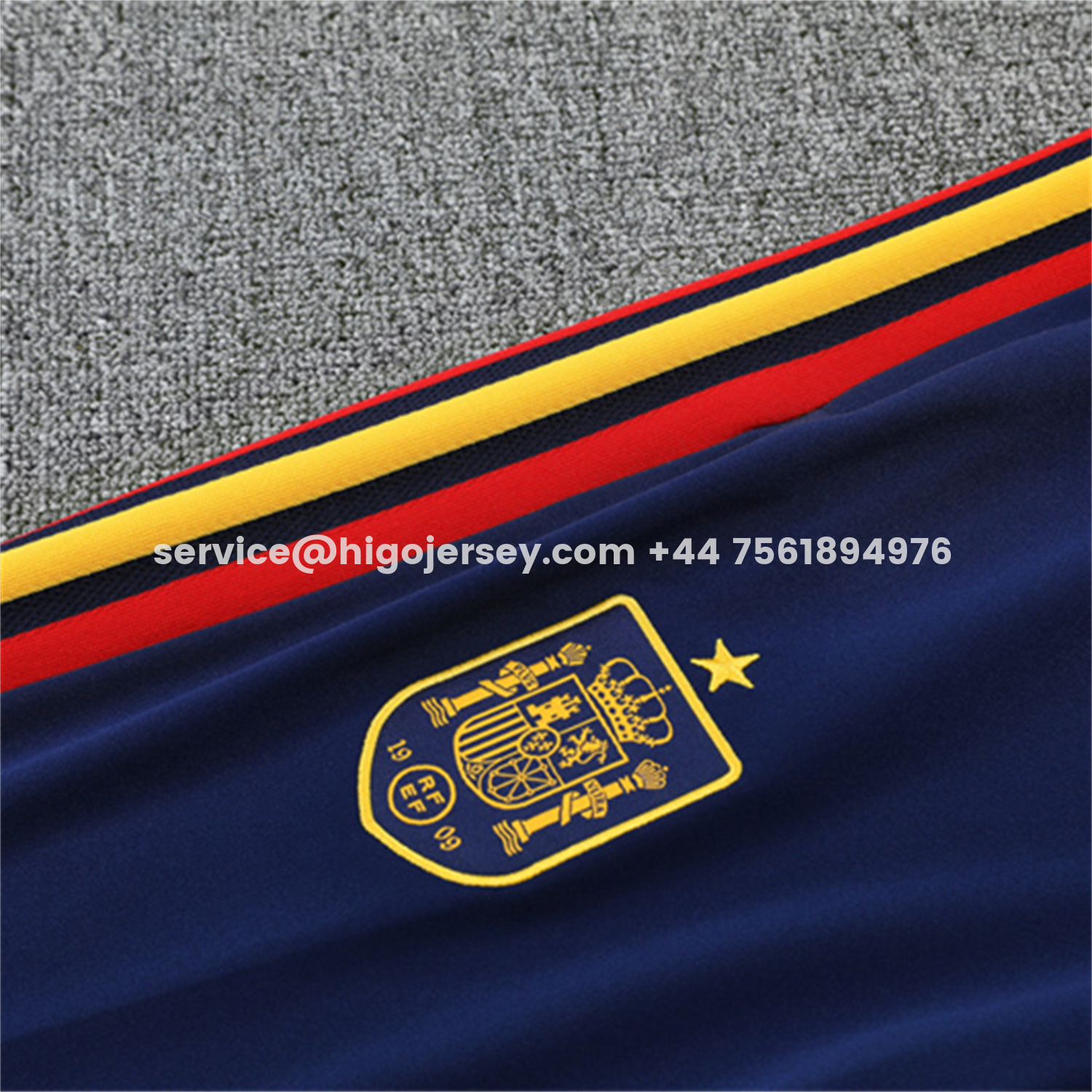 Higojerseys-Spain 2026 Kids Long Sleeve Training Set - Royal Blue Top & Pants