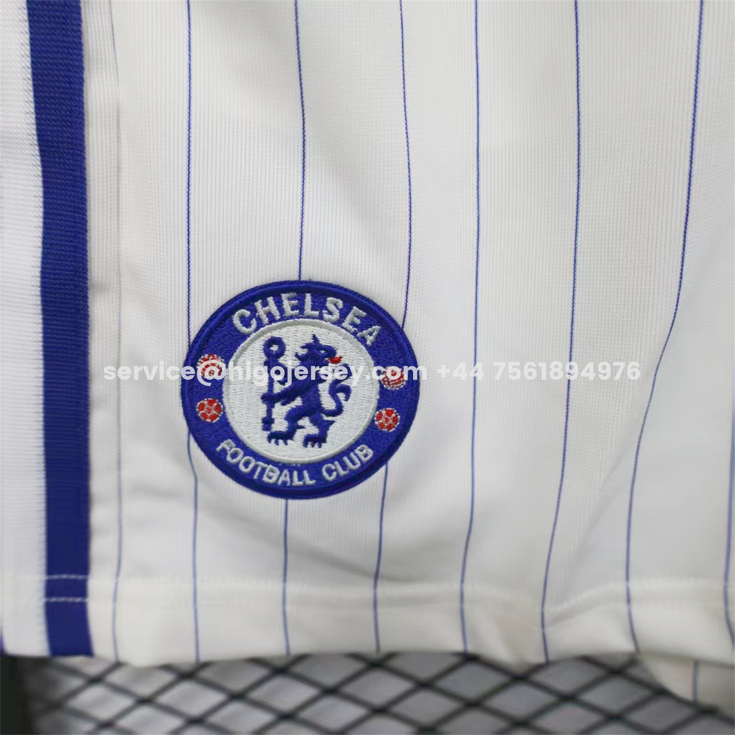 Higojerseys-C.H.E.L.S.E.A 25-26 Trefoil White Travel Shorts - Player Version
