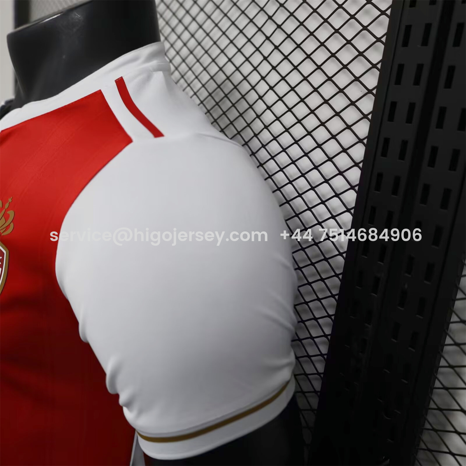 Higojerseys-AS Monaco 25-26 Home Jersey - Player Version