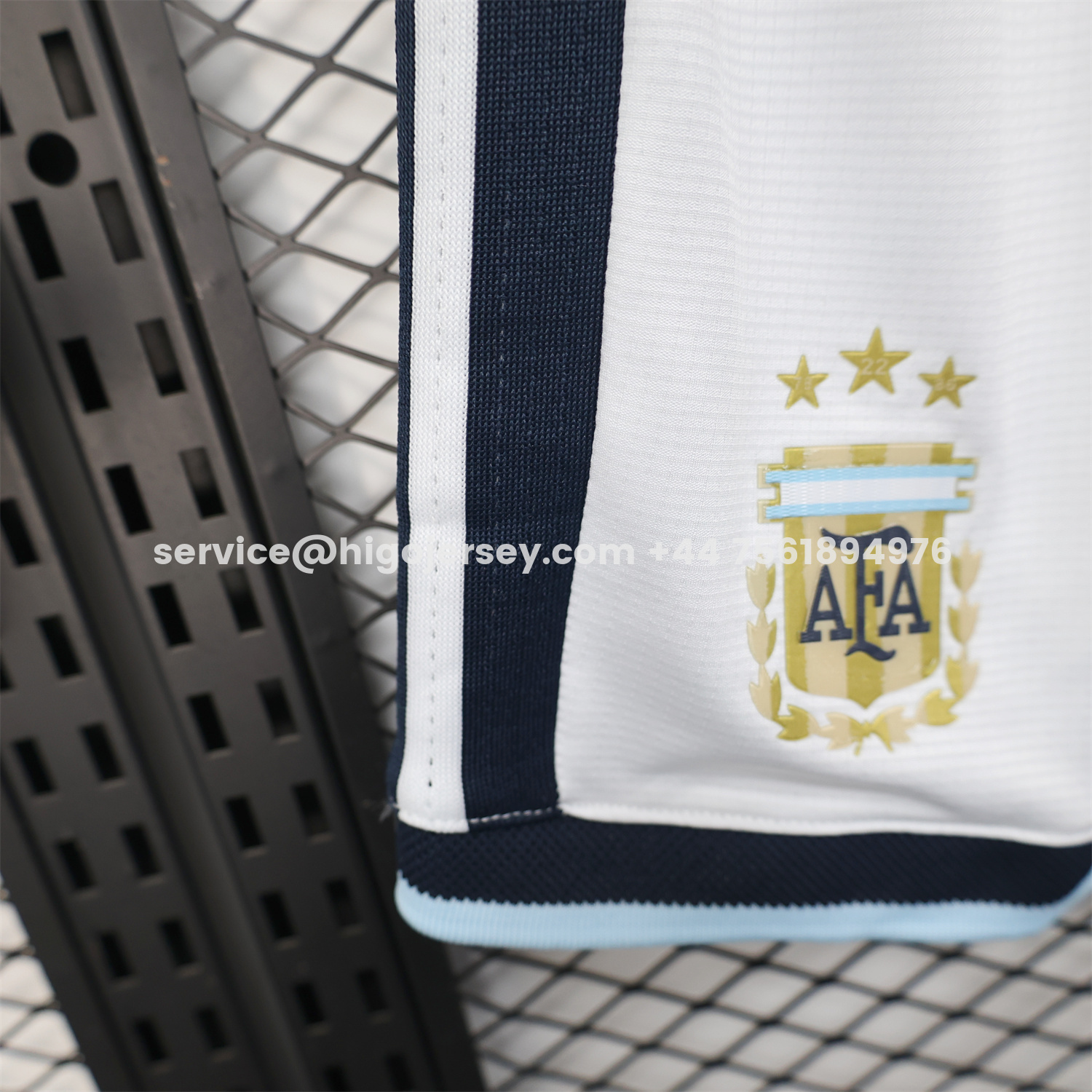 Higojerseys-Argentina 2026 White Shorts - Player Version