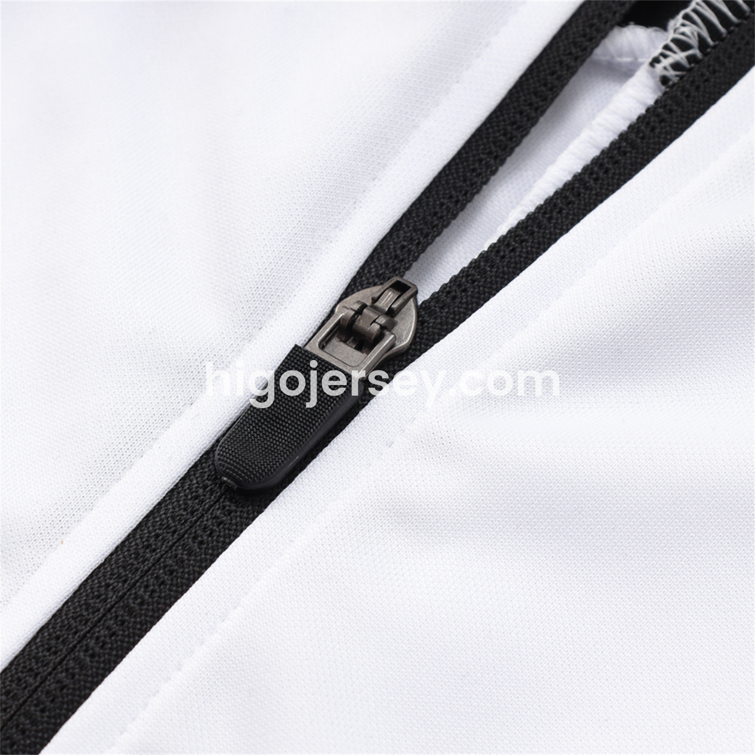 Higojerseys-Corinthians 25-26 Jacket Training Tracksuit - White Jackets & Black Pants