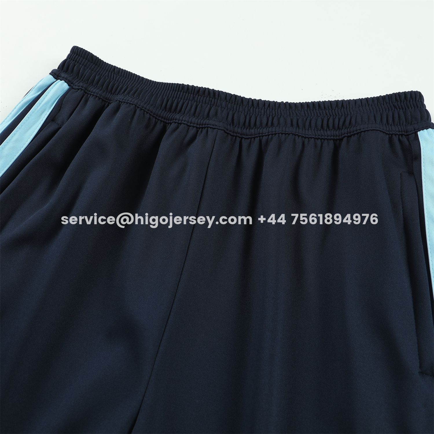 Higojerseys-Argentina 2026 Kids Long Sleeve Training Set - Blue Black Top & Pants