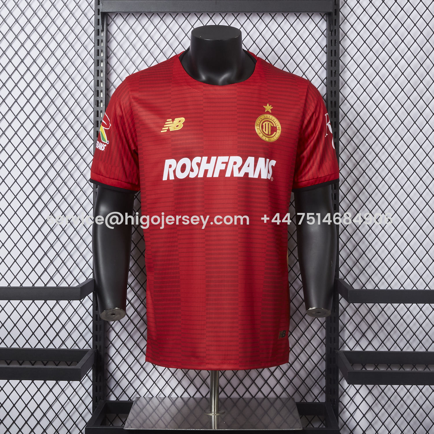 Higojerseys-Toluca 25-26 Home Jersey - Player Version