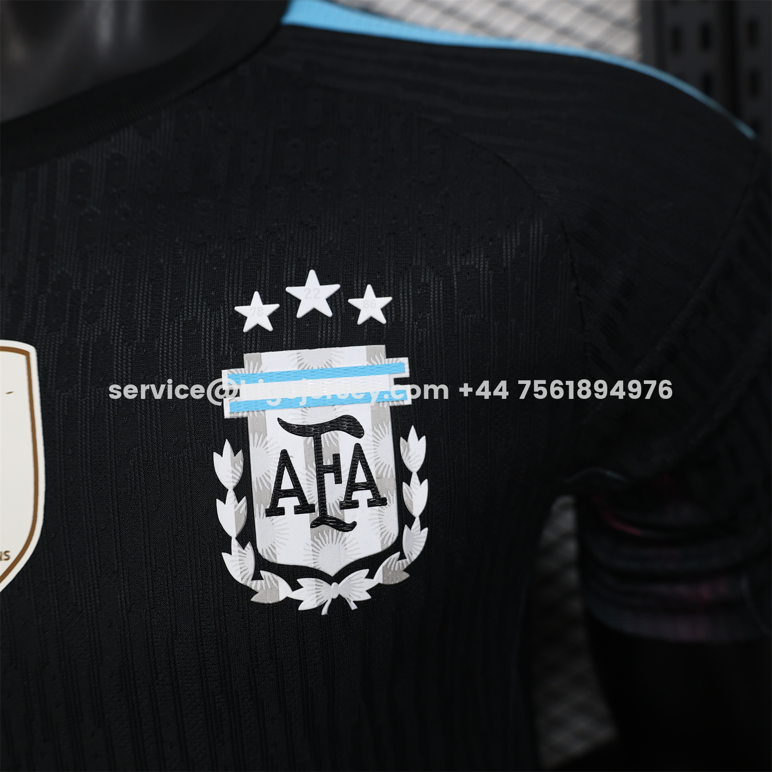 Higojerseys-Argentina 2026 Black Pre-Match Training Jersey - Player Version