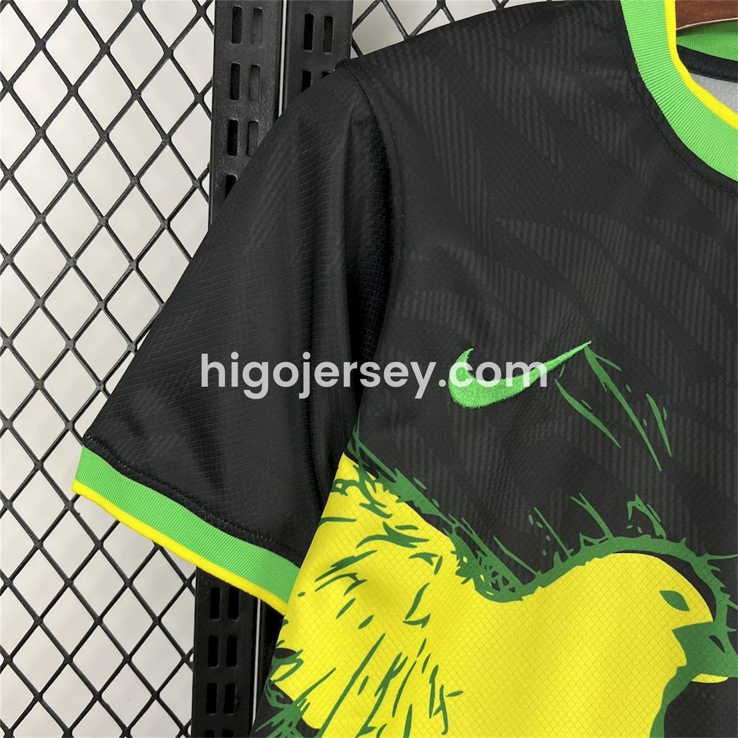 Higojerseys-Brazil 25-26 Yellow Dove Black Jersey - Fans Version