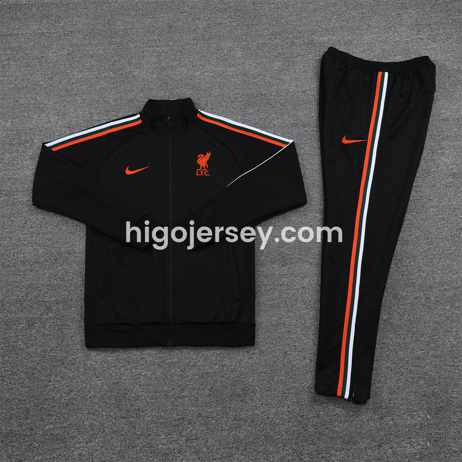 Higojerseys-Liver.pool 24-25 Jacket Training Tracksuit - Black