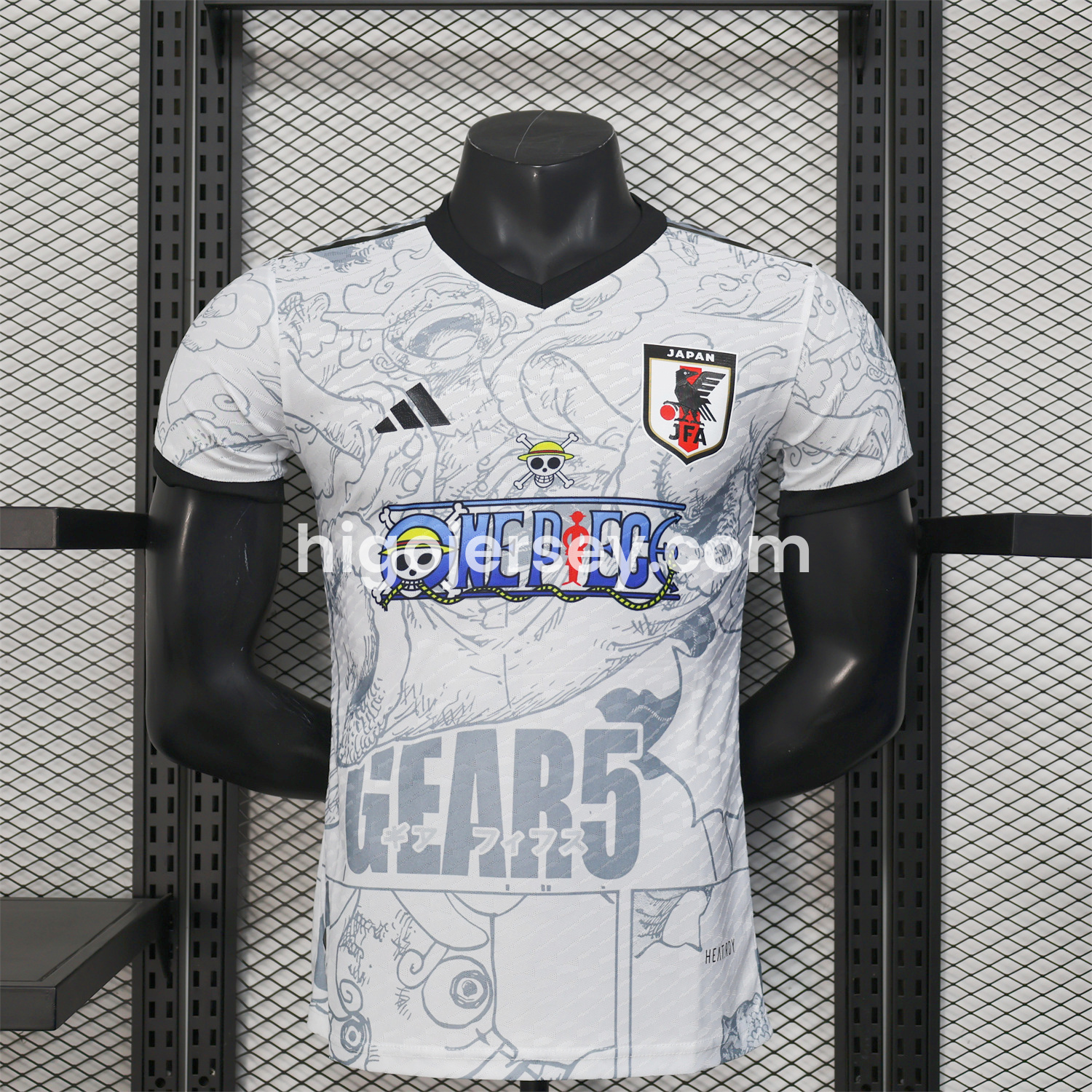 Higojerseys-Japan 25-26 One Piece Title White Special Jersey - Player Version