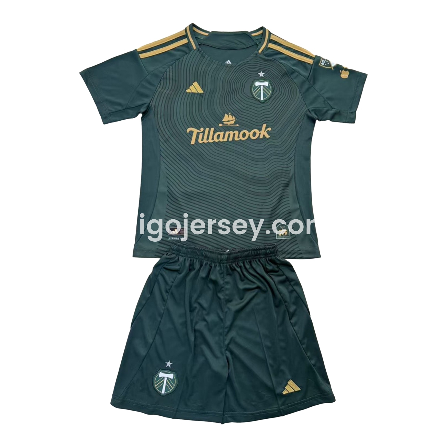 Higojerseys-Portland Timbers 2025-26 Home Men's Adult Jersey Set - Fans Version
