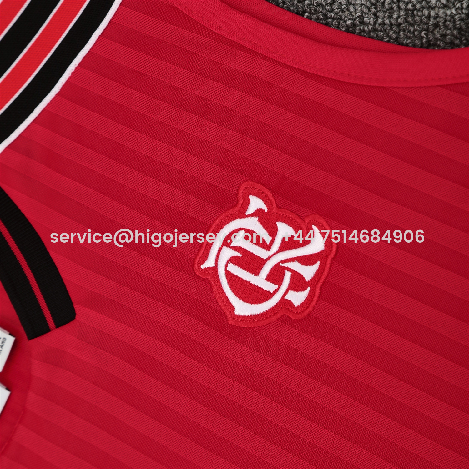 Higojerseys-Flamengo 25-26 Short-Sleeve Training Set - Red Vest & Black Shorts