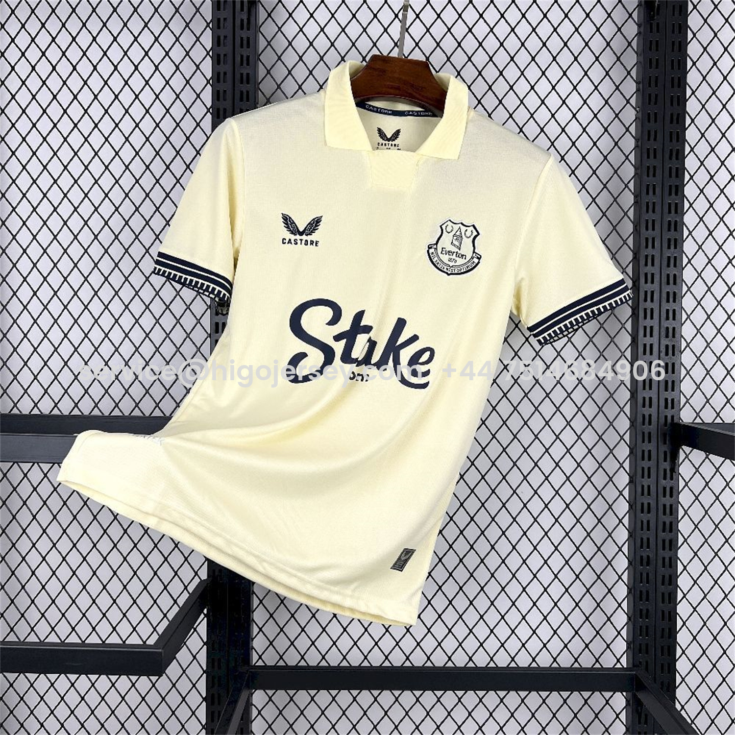 Higojerseys-Everton 25-26 Away Jersey - Fans Version