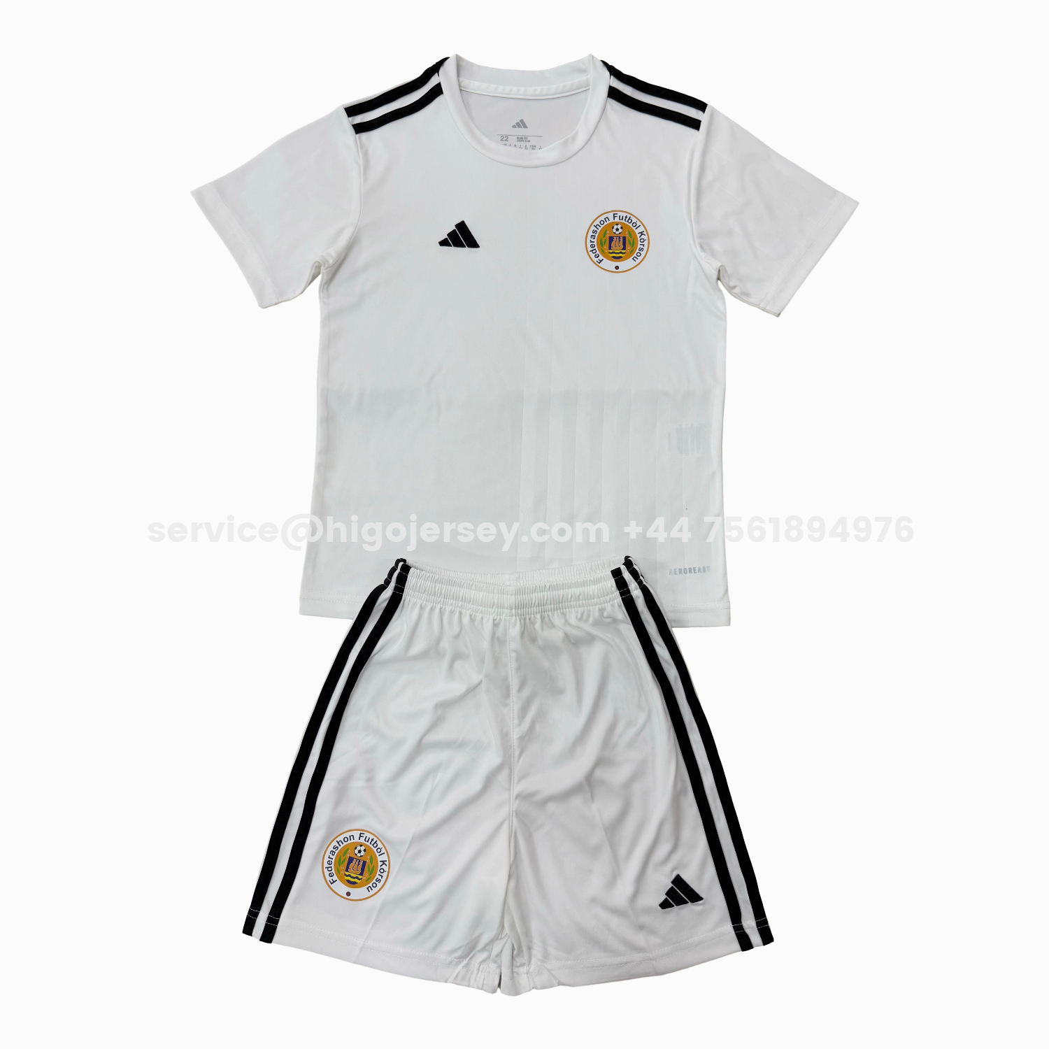 Higojerseys-Curaçao 25-26 Away Kids Kit