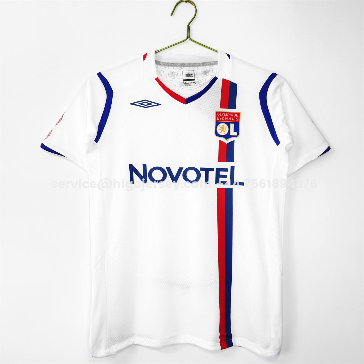 Higojerseys-Retro Lyon 2008-09 Home Jersey