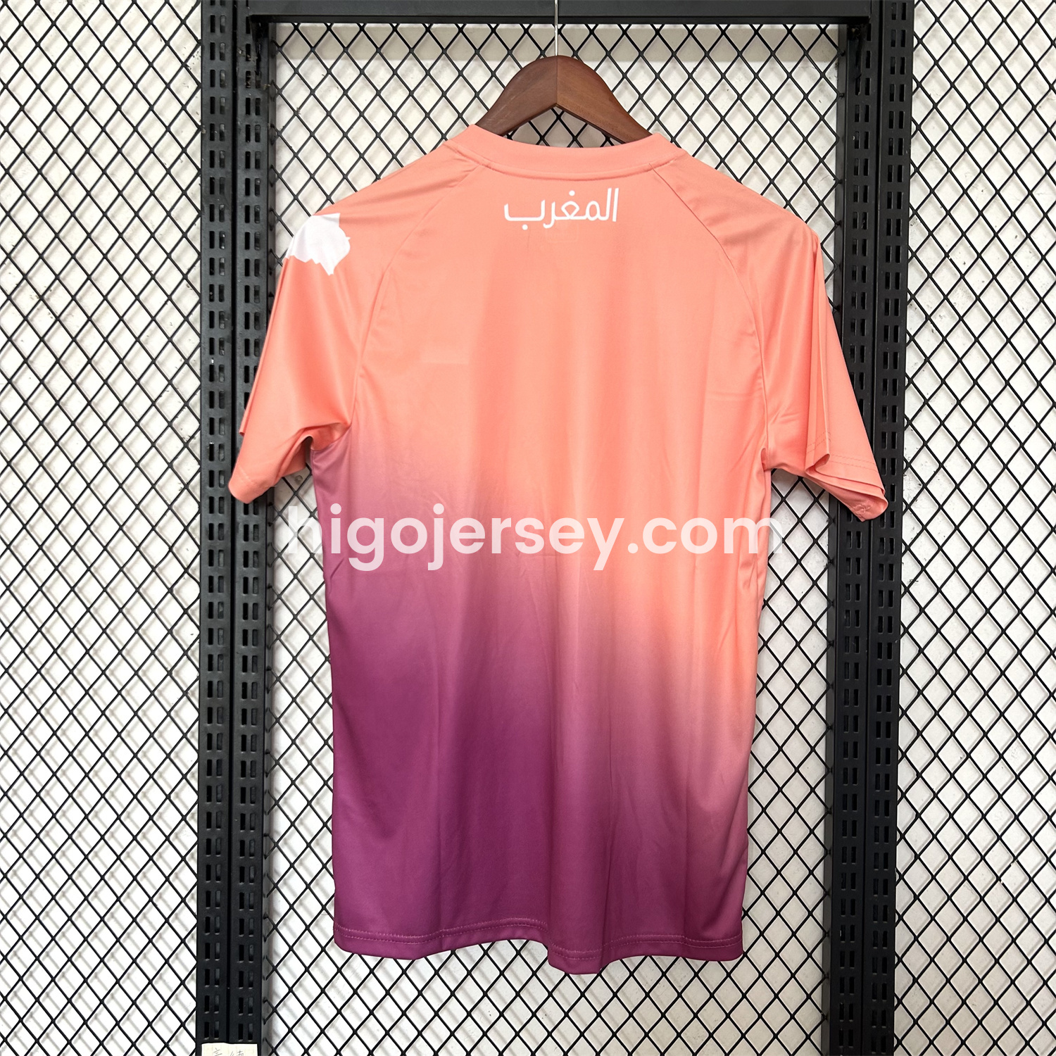 Higojerseys-Morocco 25-26 Pink Purple Gradient Training Jersey - Fans Version