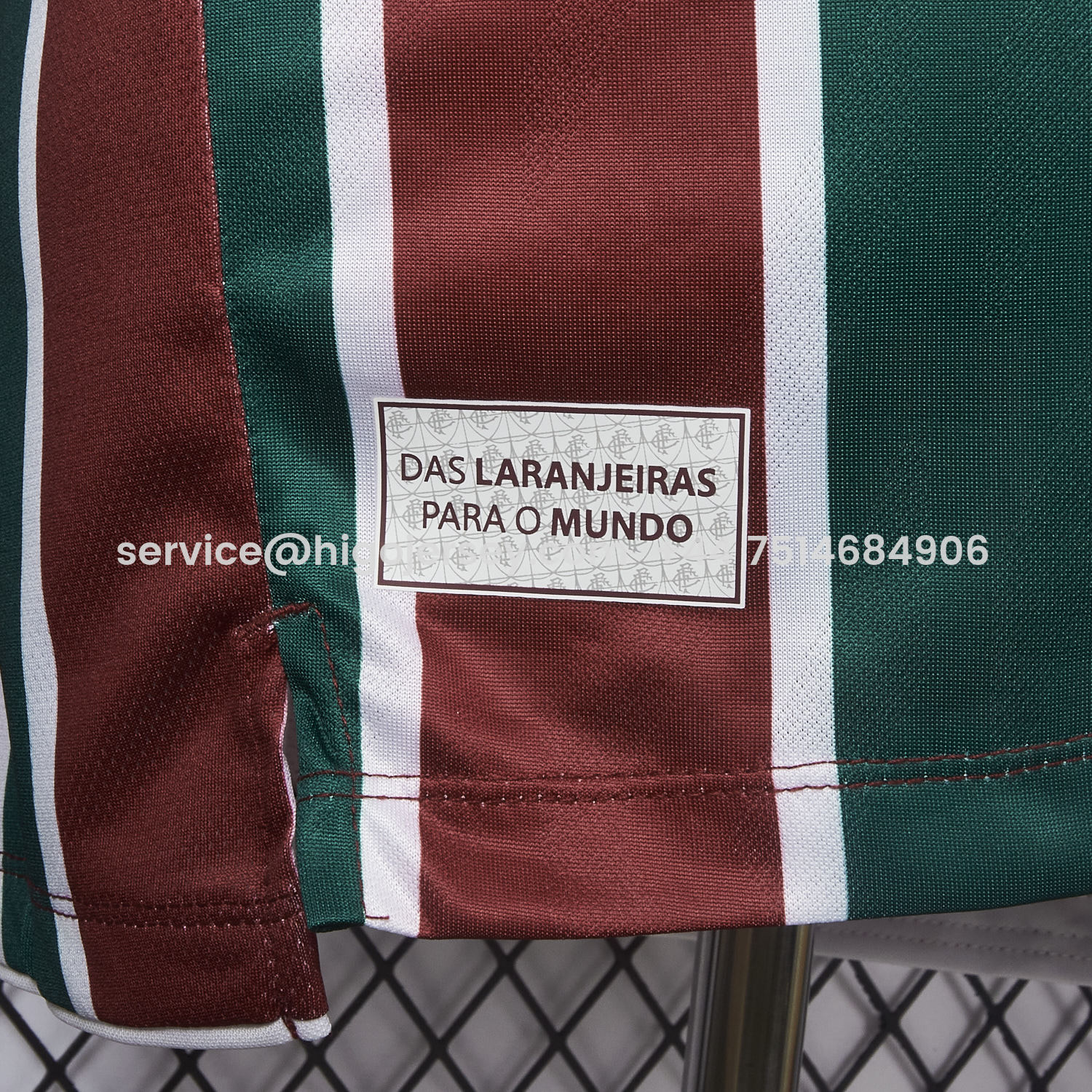 Higojerseys-Fluminense 25-26 Home Jersey With Chest Sponsor - Player Version