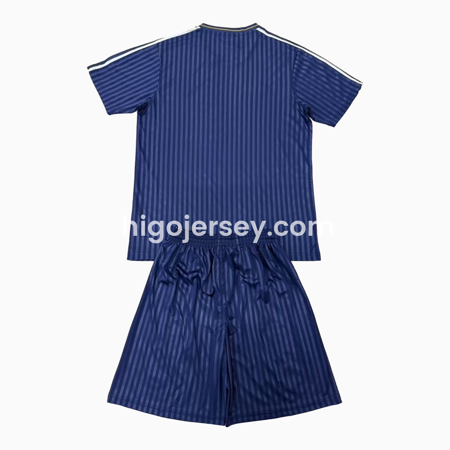 Higojerseys-Juventus 2025 Royal Blue Icon Retro Kids Kit