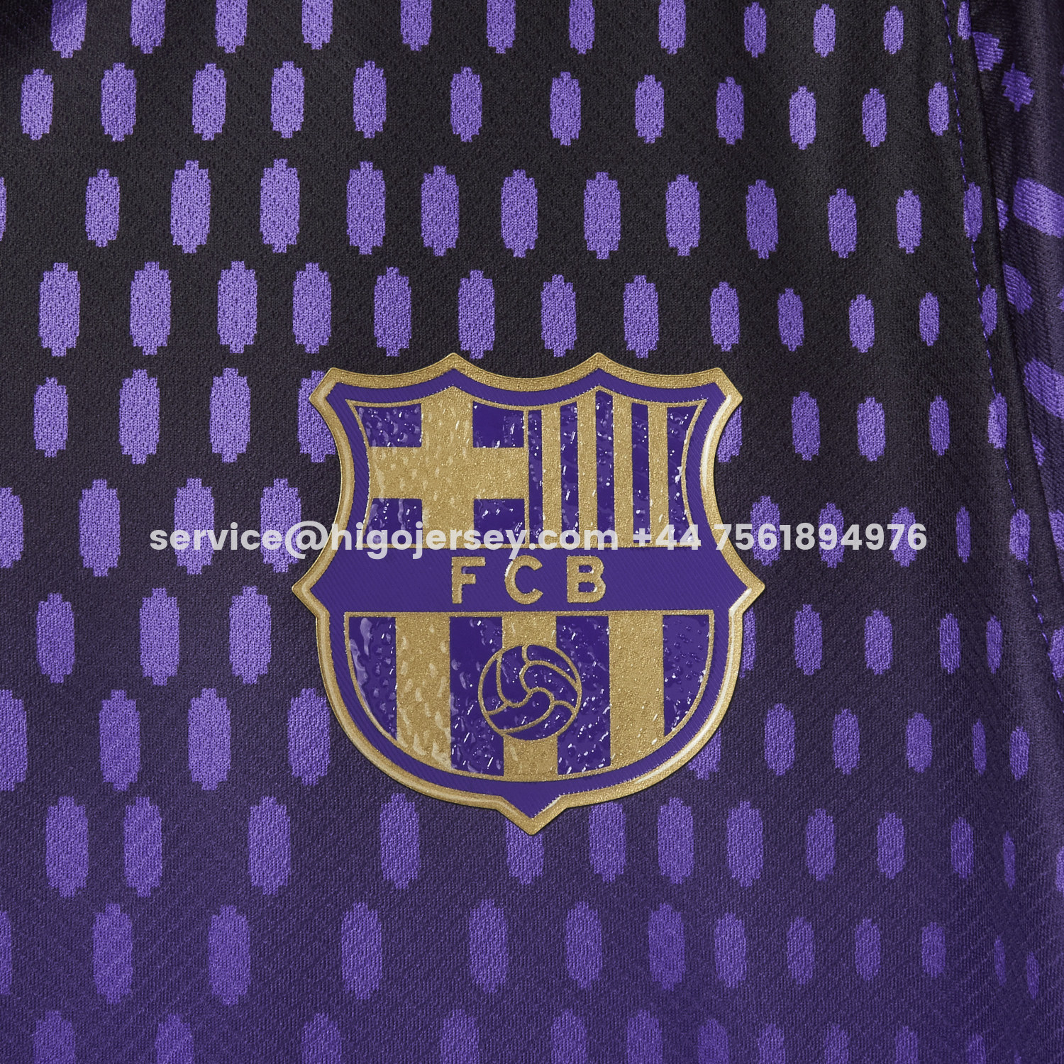 Higojerseys-Barcelona 26-27 Away Purple-Black Gradient Jersey - Fans Version