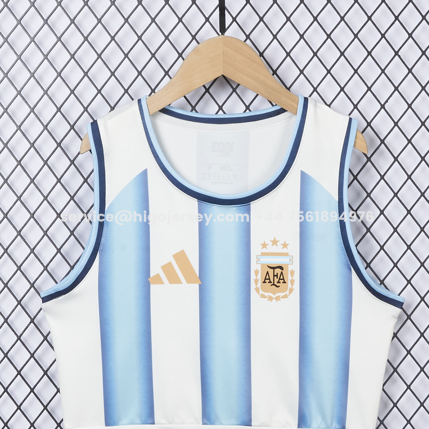 Higojerseys-Women's Argentina 2026 Home Yoga Vest