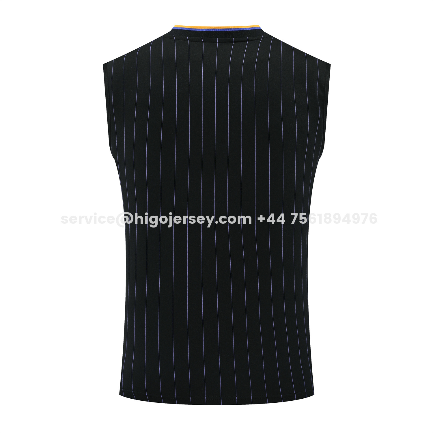 Higojerseys-Manchester United 25-26 Vest Training Set - Black Top & Black Shorts