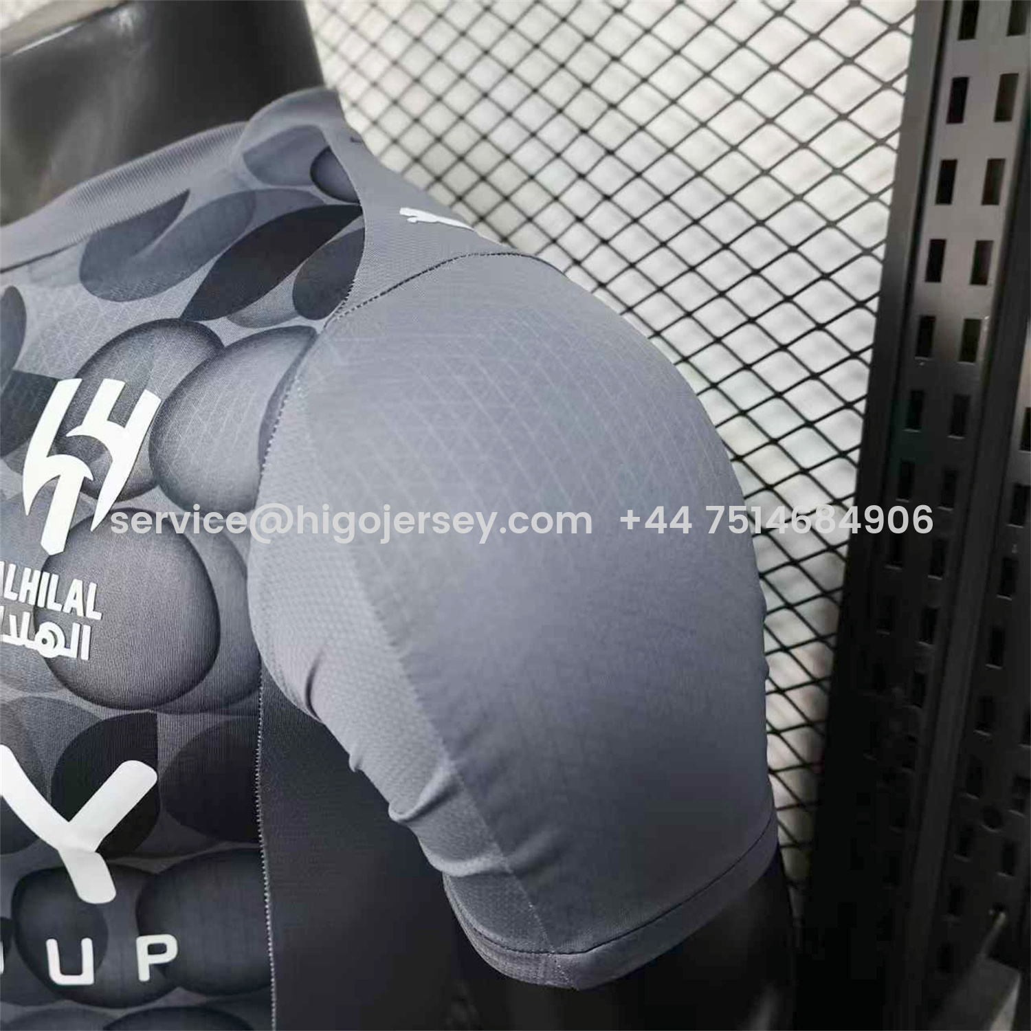 Higojerseys-Al Hilal Riyadh Crescent 25-26 Third Grey Jersey - Player Version