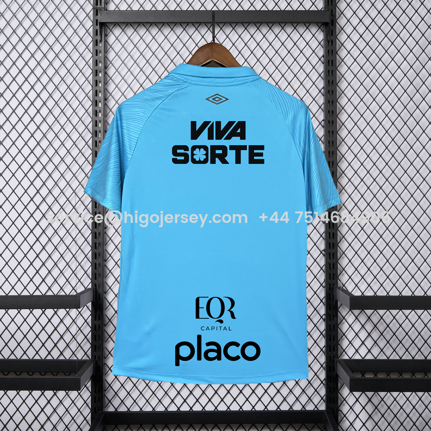 Higojerseys-Santos 25-26 Third Blue Jersey - Fans Version