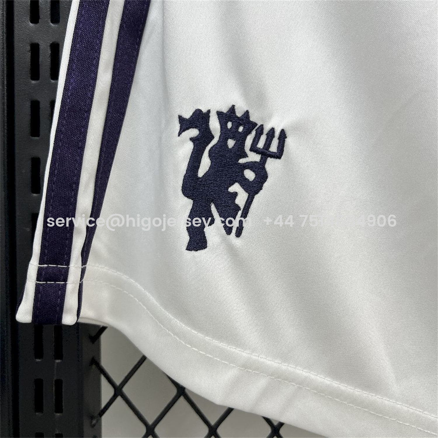 Higojerseys-Manchester United 25-26 Away White Shorts - Fans Version