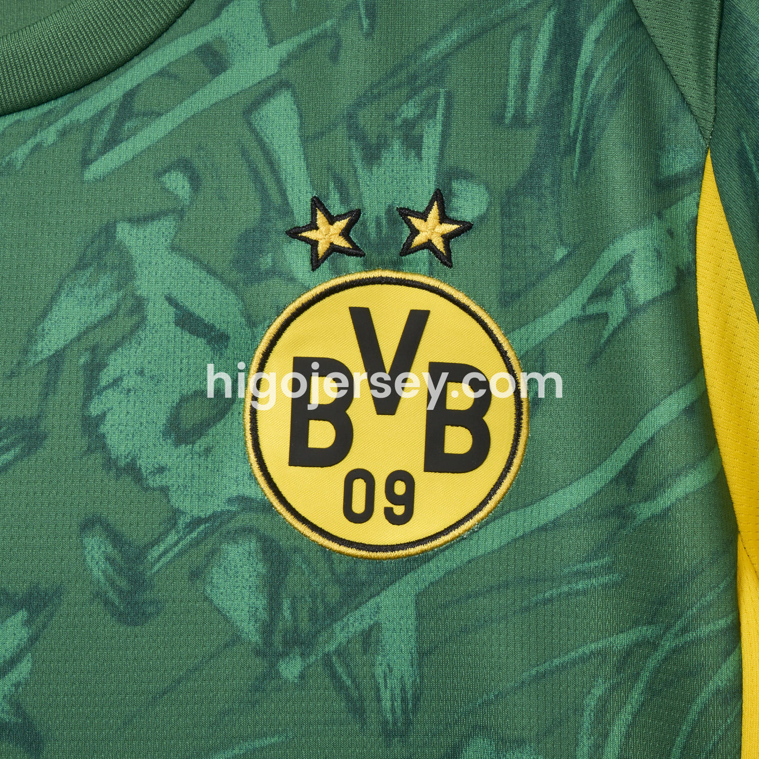 Higojerseys-Dortmund 25-26 Green Goalkeeper Unsponsored Jersey - Fans Version