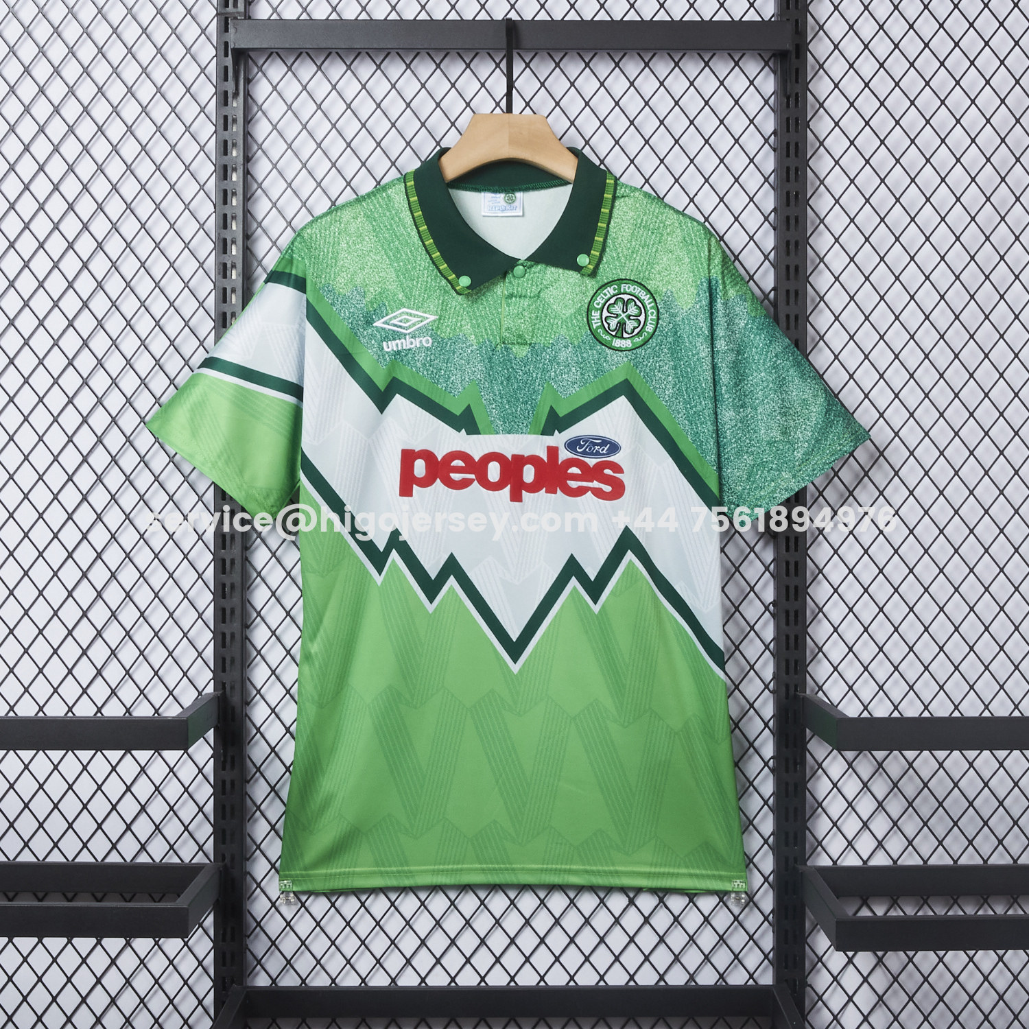 Higojerseys-Retro Celtic 1991-92 Away Jersey