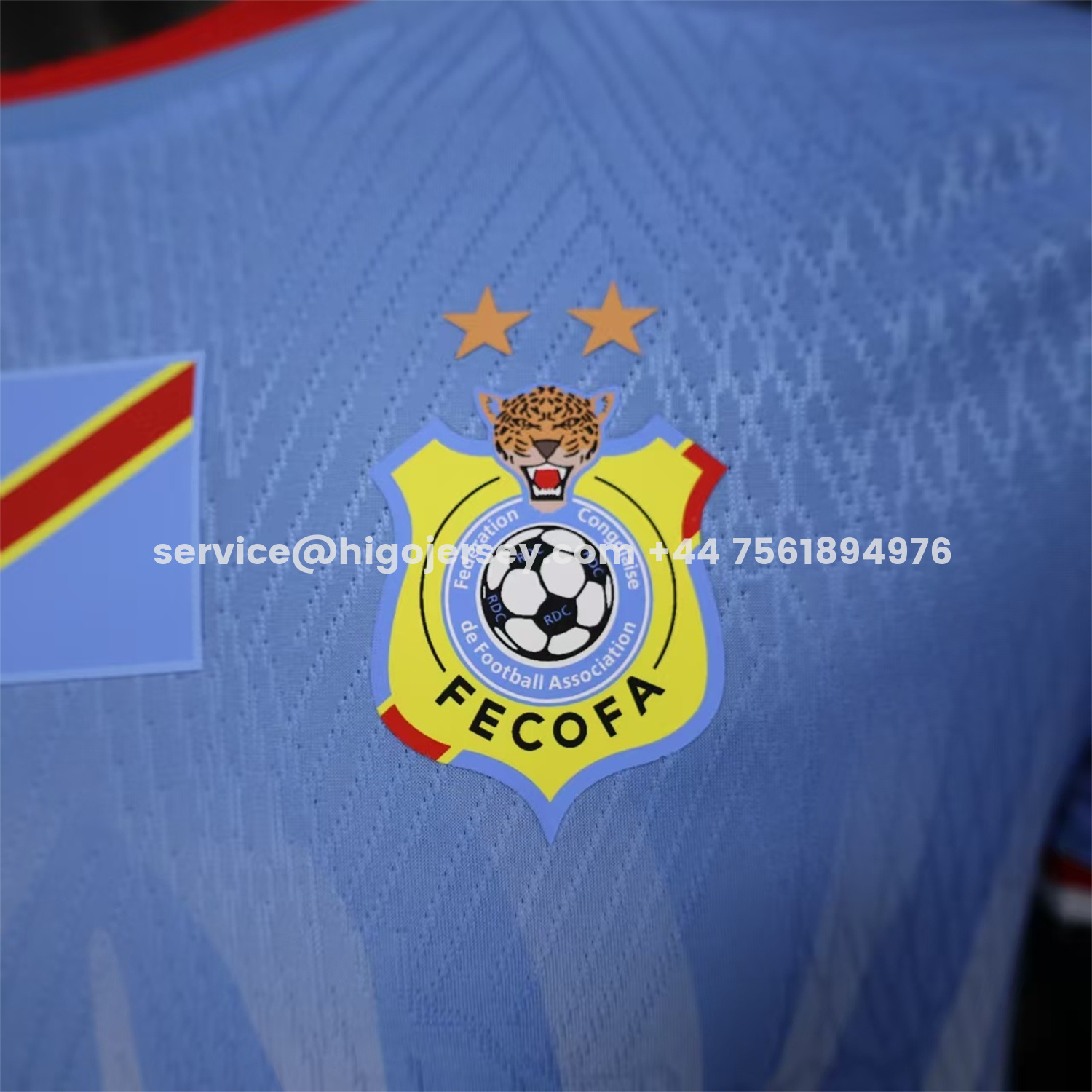 Higojerseys-Congo 2026 Home Blue Jersey - Player Version