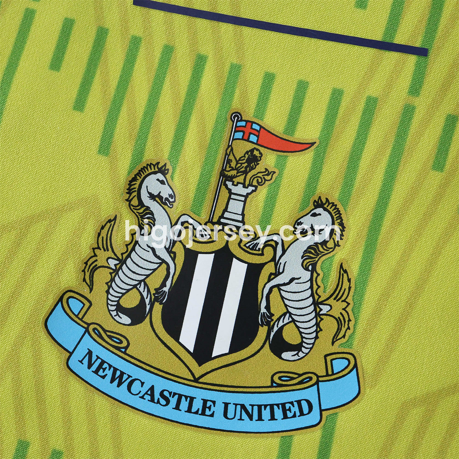 Higojerseys-Newcastle United 24-25 Retro Style Double Sided Reversible Windbreaker - Green & Yellow