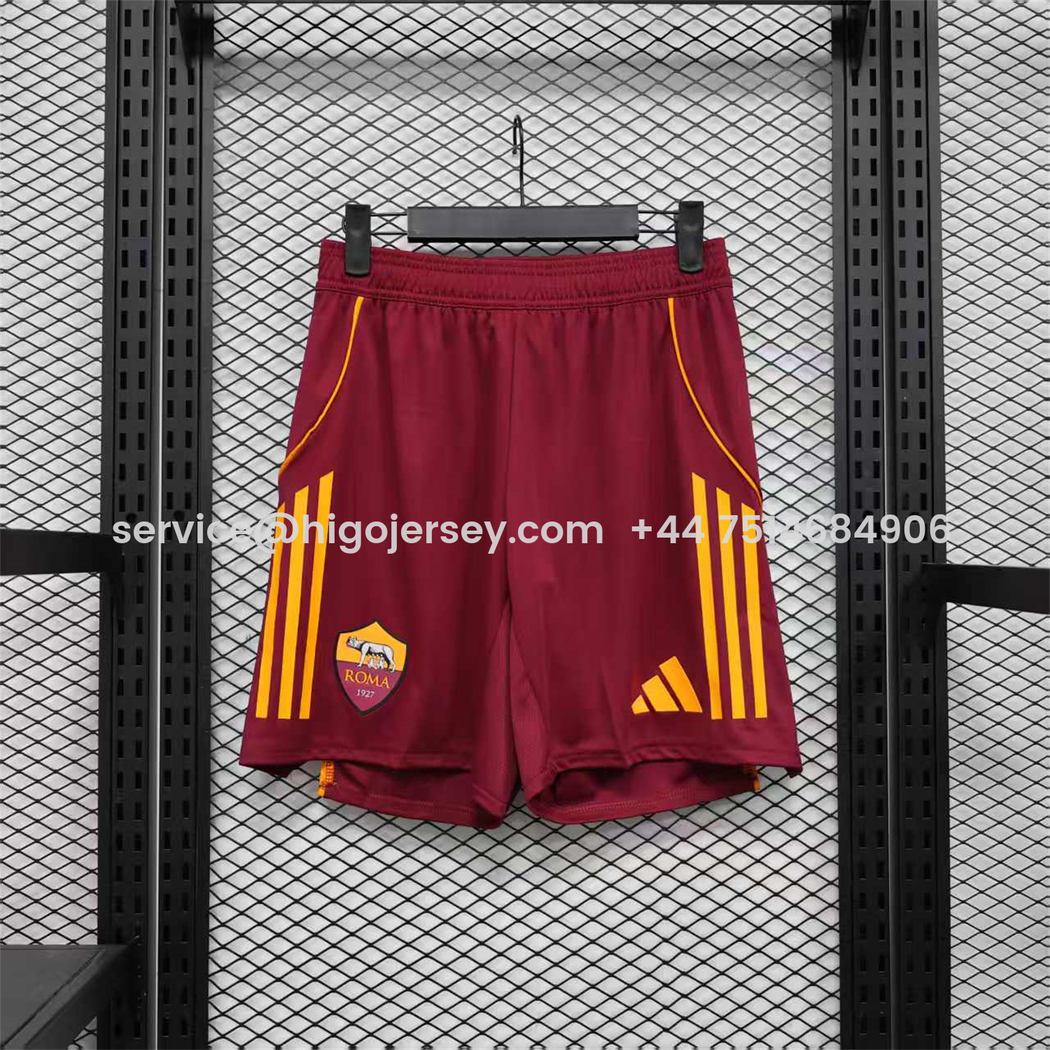 Higojerseys-Roma 25-26 Home Red Shorts - Player Version