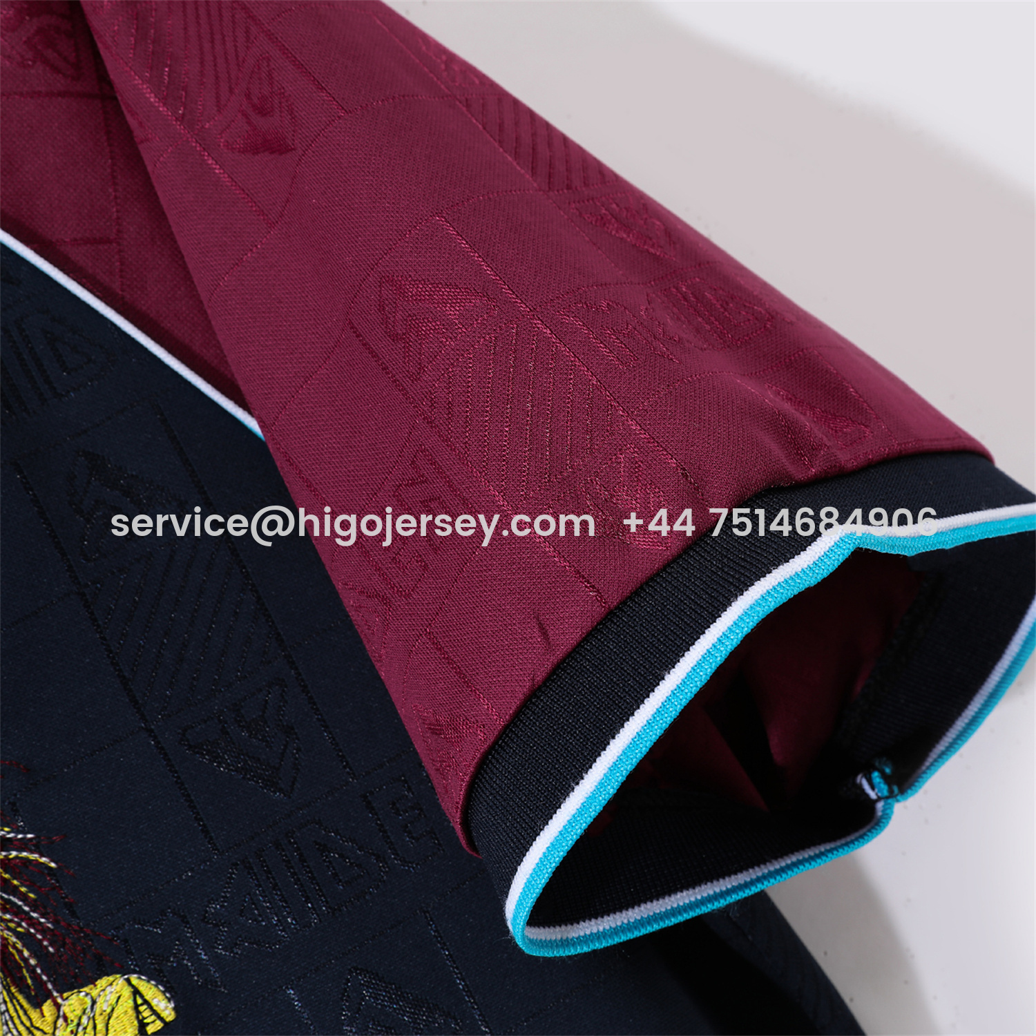 Higojerseys-Retro West Ham United 1999 Iron Maiden Home Jersey