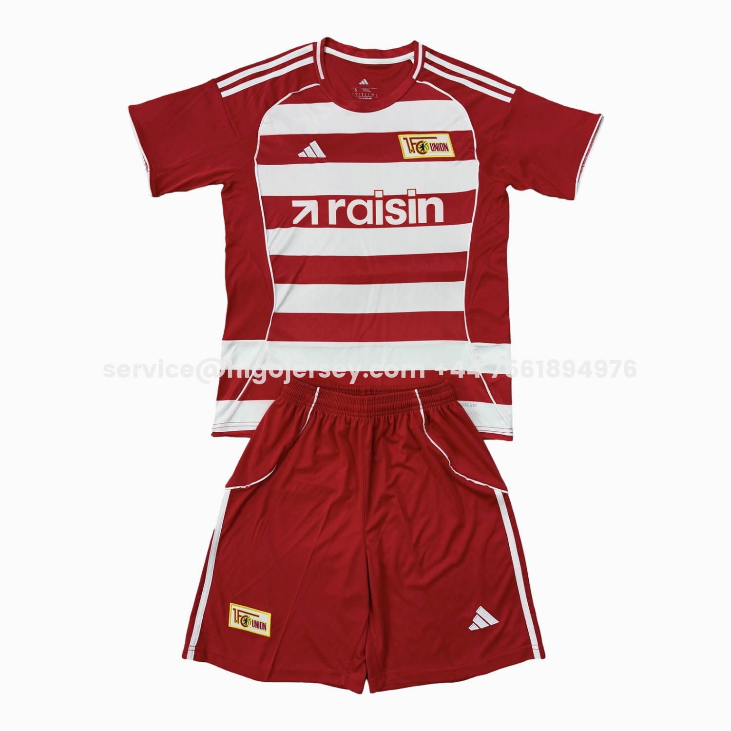 Higojerseys-Union Berlin 25-26 Home Men's Adult Jersey Set - Fans Version