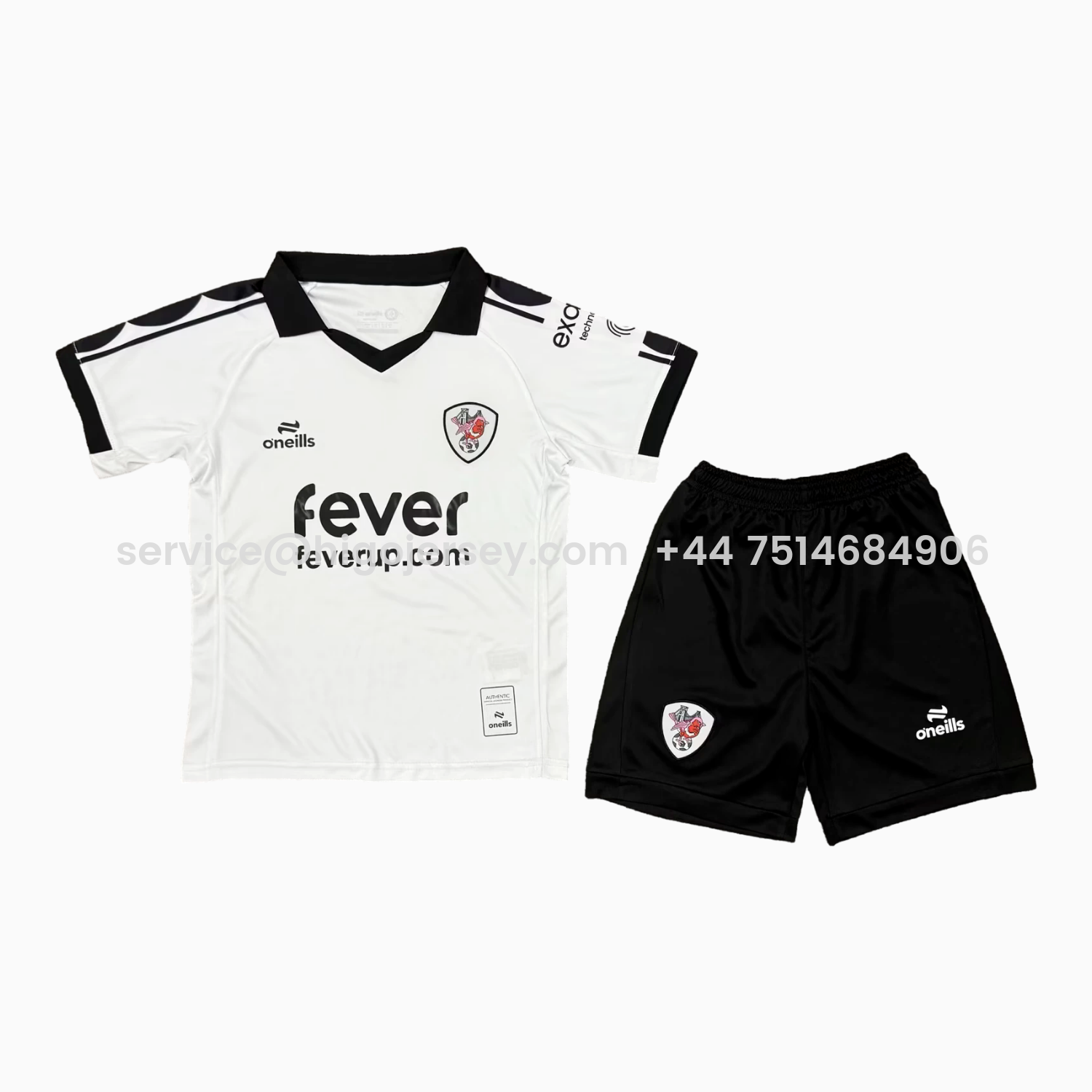 Higojerseys-Bristol City 25-26 Away White Kids Kit