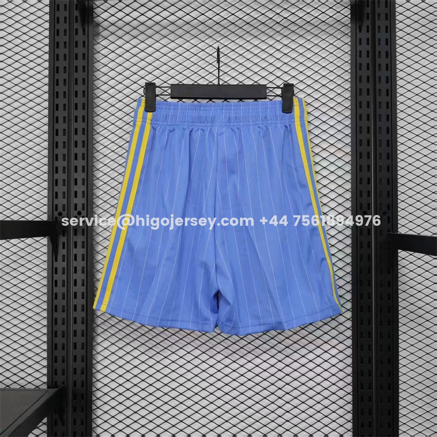 Higojerseys-Manchester United 25-26 Trefoil Blue Travel Shorts - Player Version