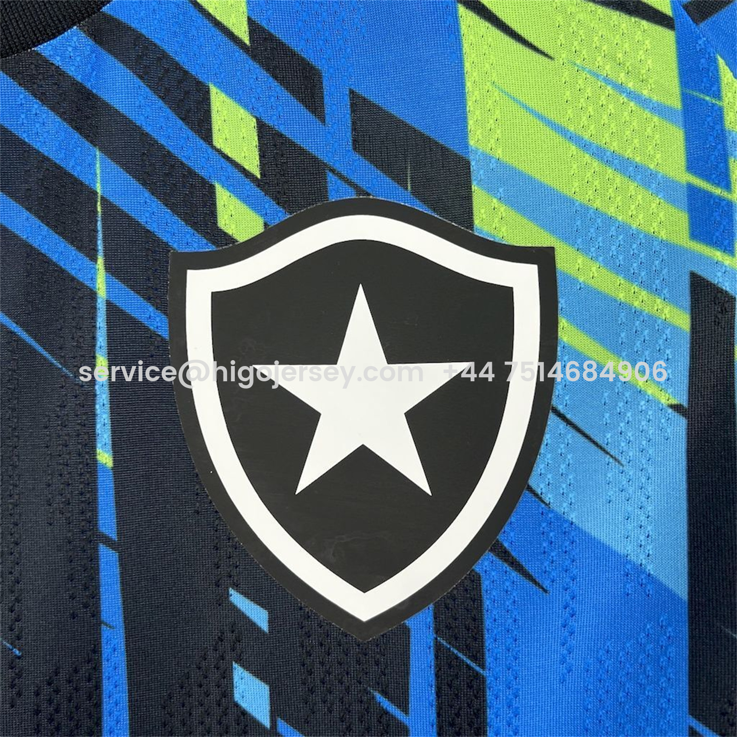 Higojerseys-Botafogo 25-26 Goalkeeper Blue Jersey - Fans Version