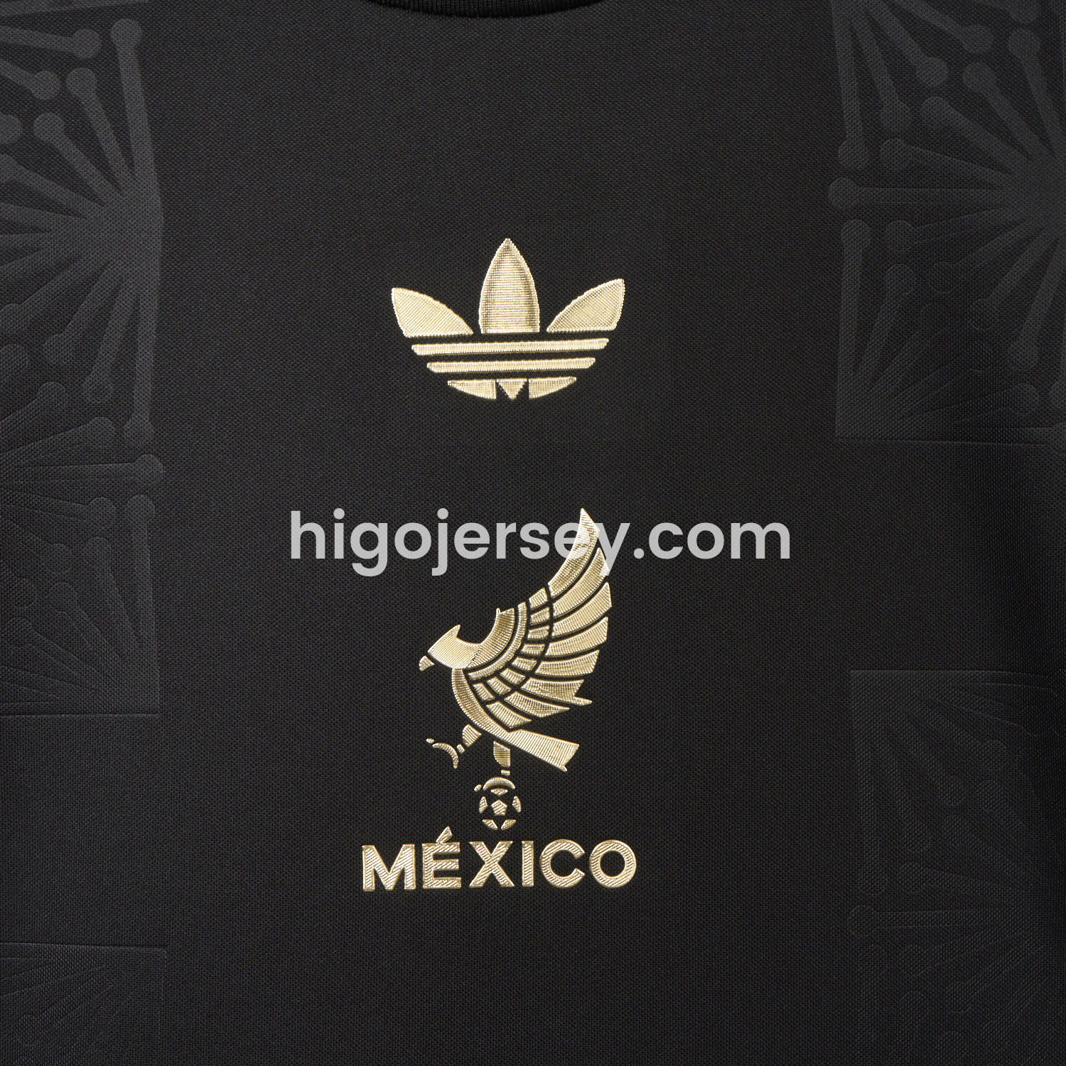 Higojerseys-Women's Mexico 2025 Gold Cup Black Jersey - Fans Version