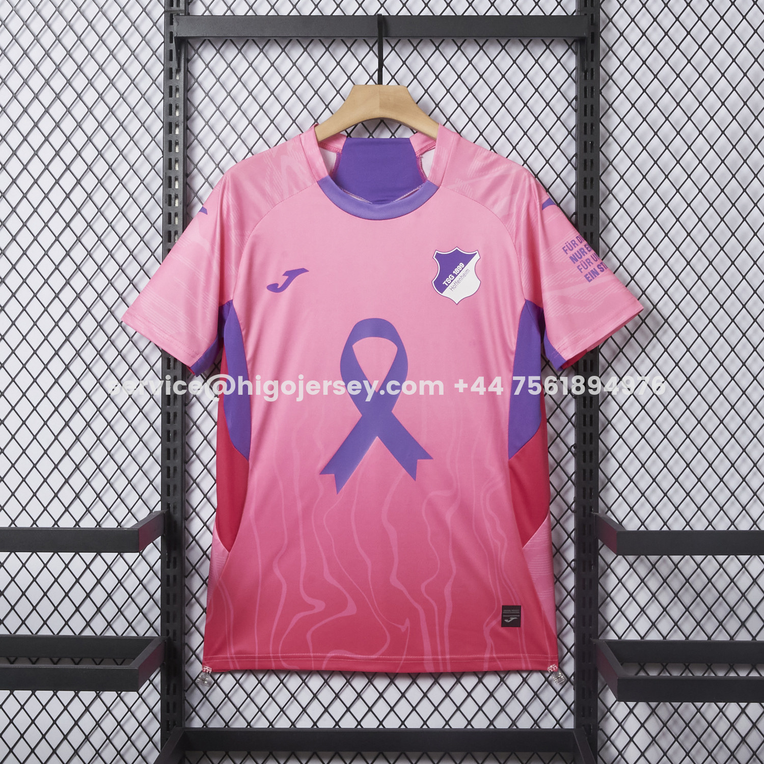 Higojerseys-Hoffenheim 25-26 Breast Cancer Awareness Special Jersey - Fans Version
